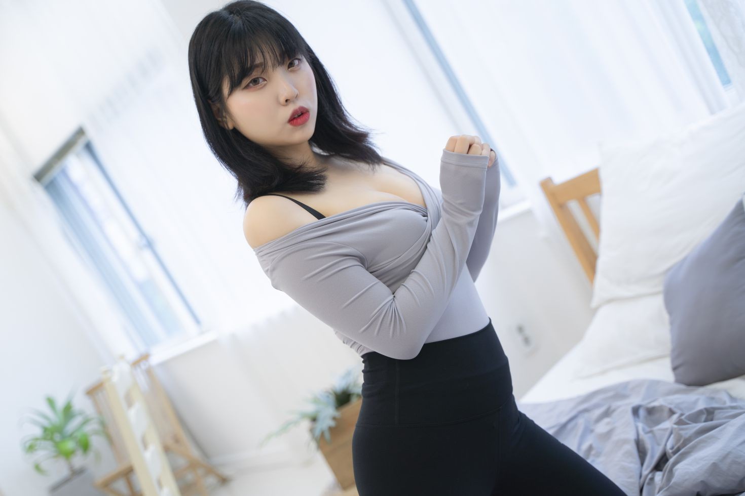 ROGLE 韩国美女模特 Hana Leggings (49)