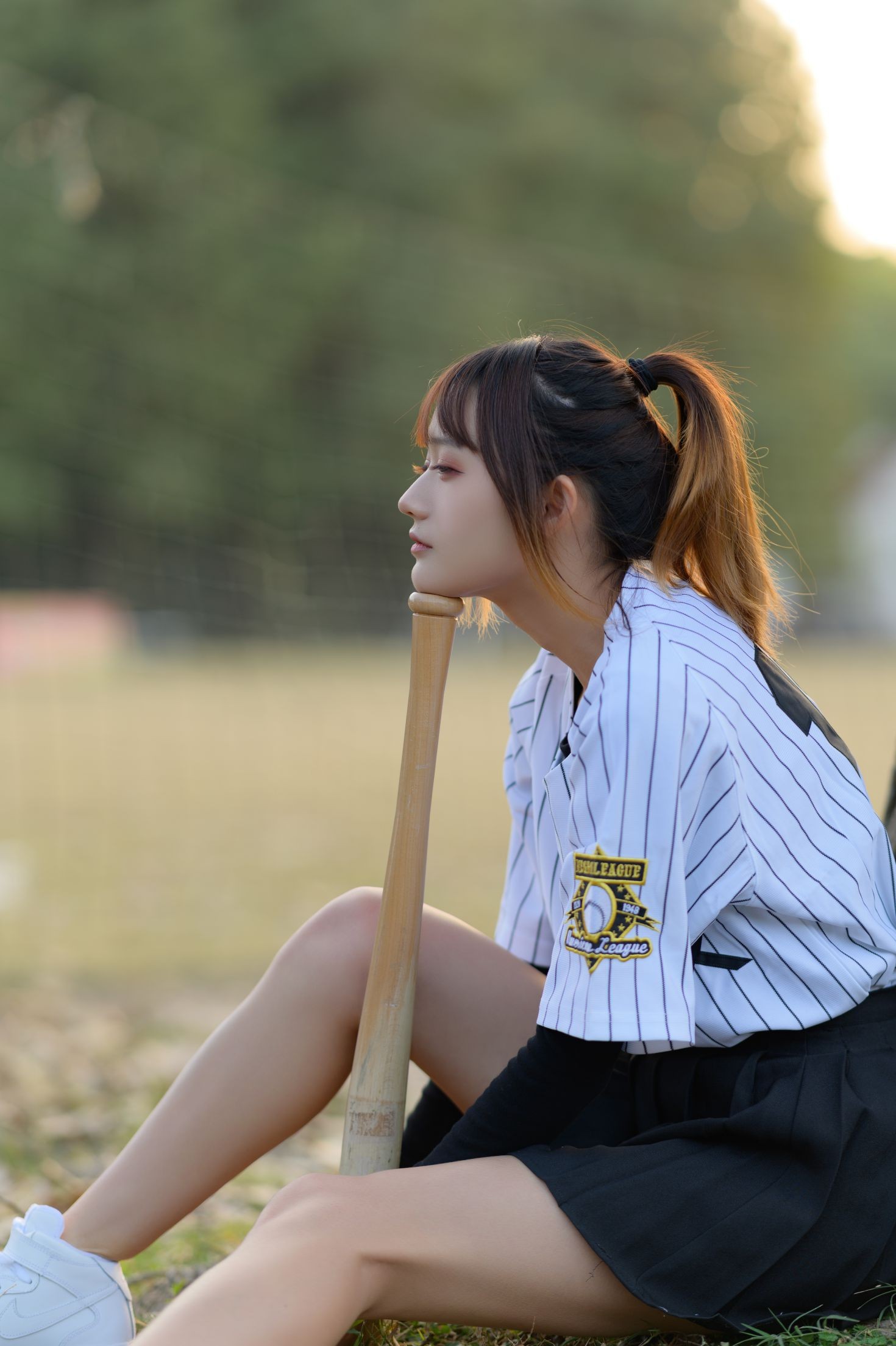 YITUYU艺图语模特唯美写真2022.07.07期棒球少女 兔子Zzz不吃胡萝卜 (6)