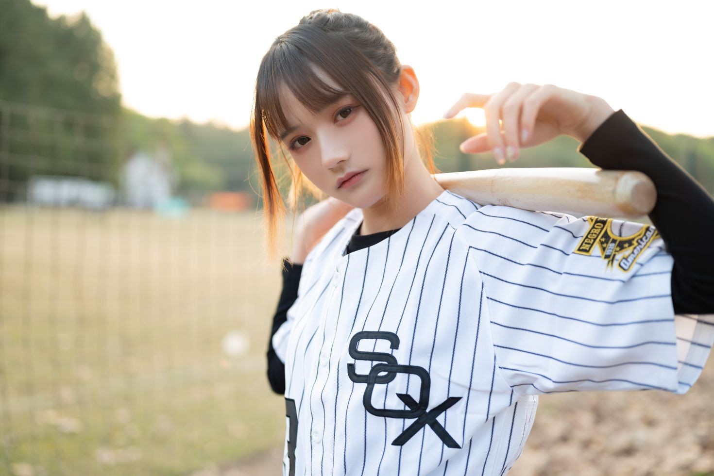YITUYU艺图语模特唯美写真2022.07.07期棒球少女 兔子Zzz不吃胡萝卜 (23)
