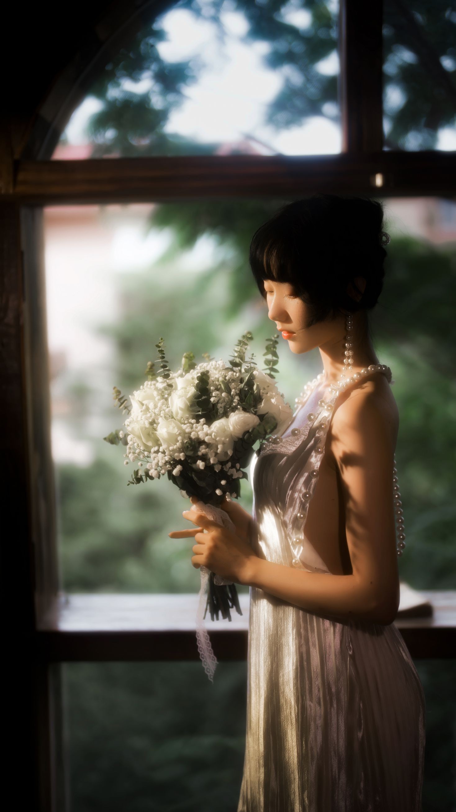 YITUYU艺图语模特唯美写真2022.07.30期花束里的浪漫 木棉棉OwO (45)
