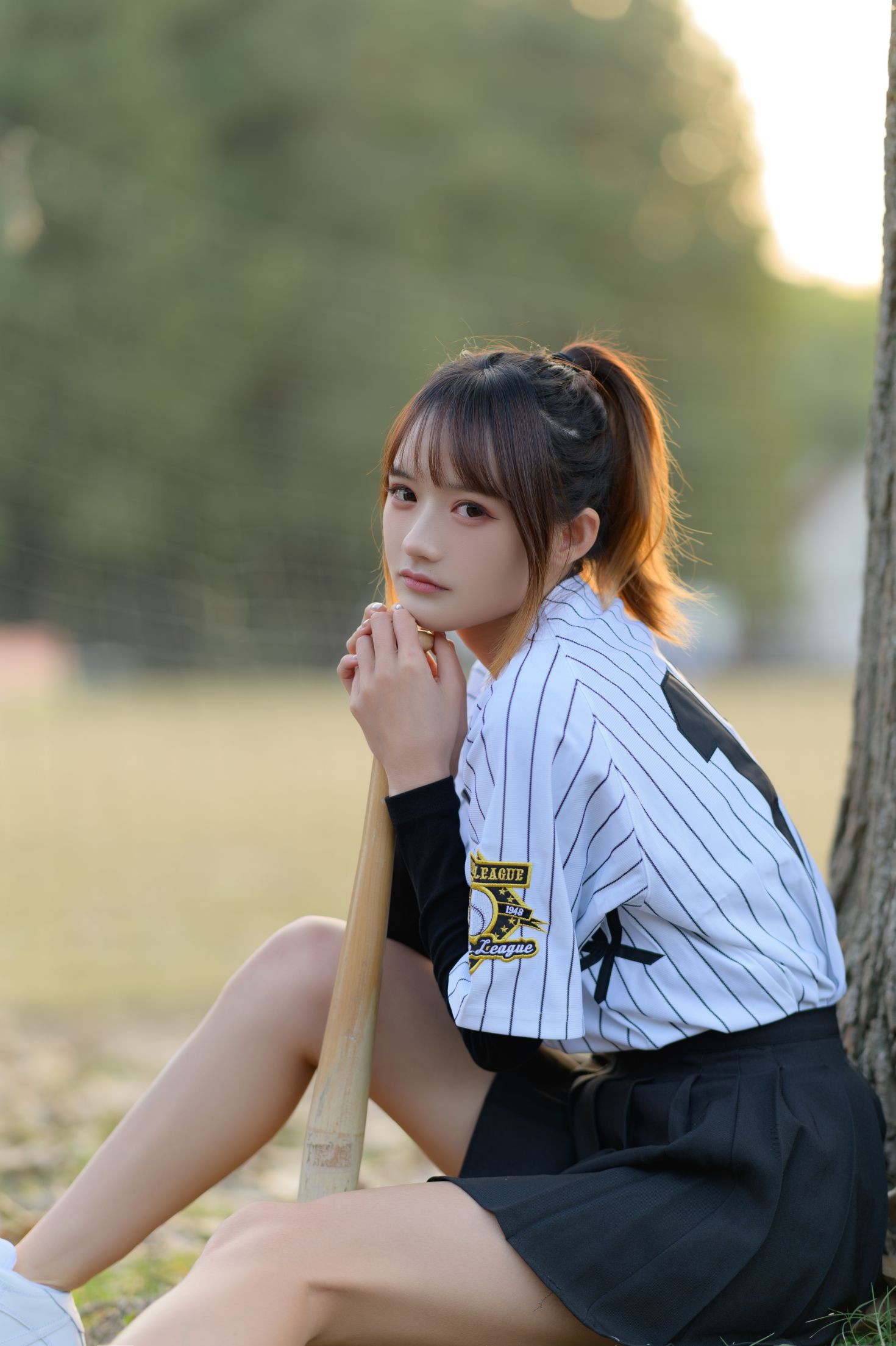 YITUYU艺图语模特唯美写真2022.07.07期棒球少女 兔子Zzz不吃胡萝卜 (7)
