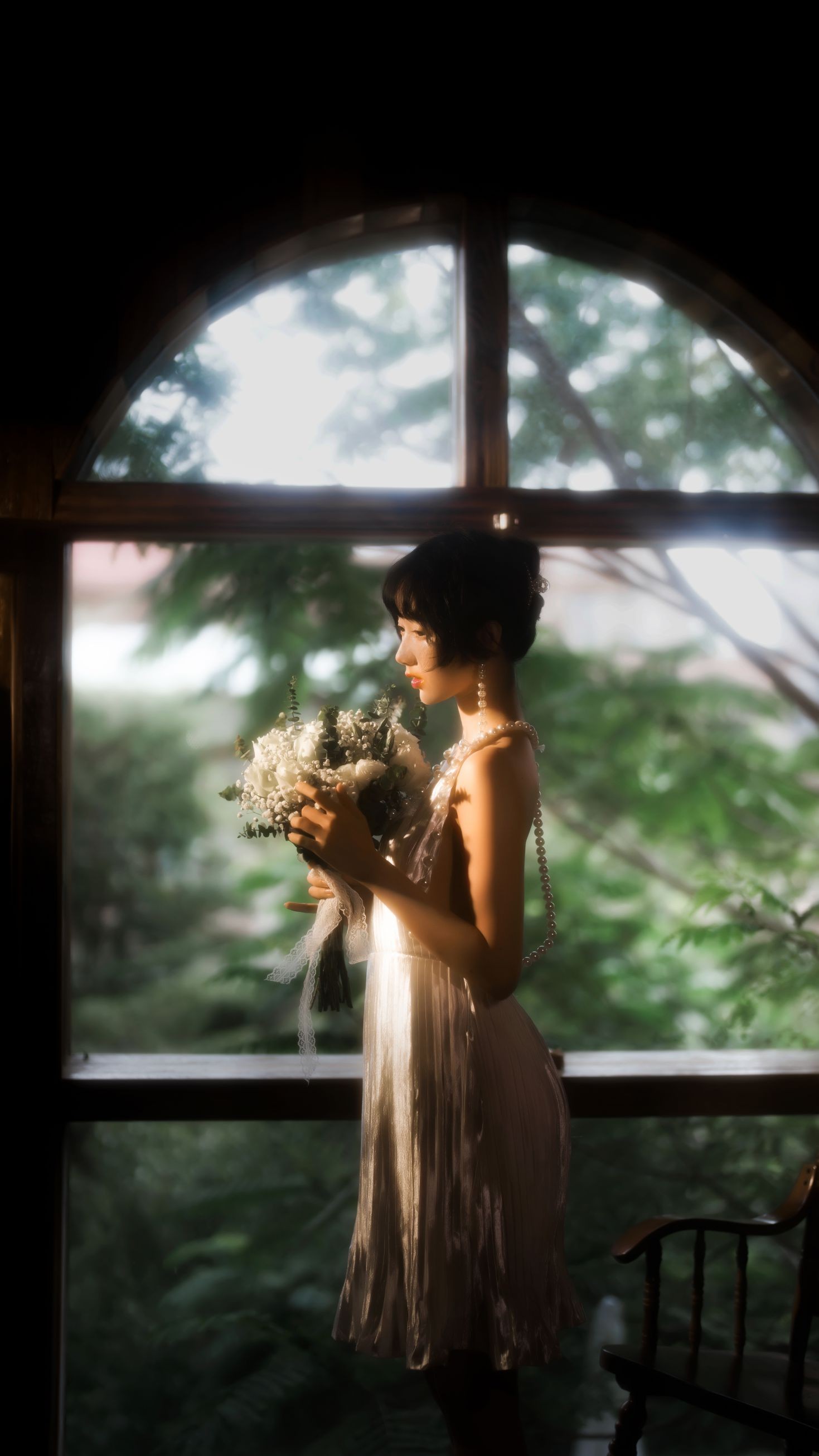 YITUYU艺图语模特唯美写真2022.07.30期花束里的浪漫 木棉棉OwO (46)