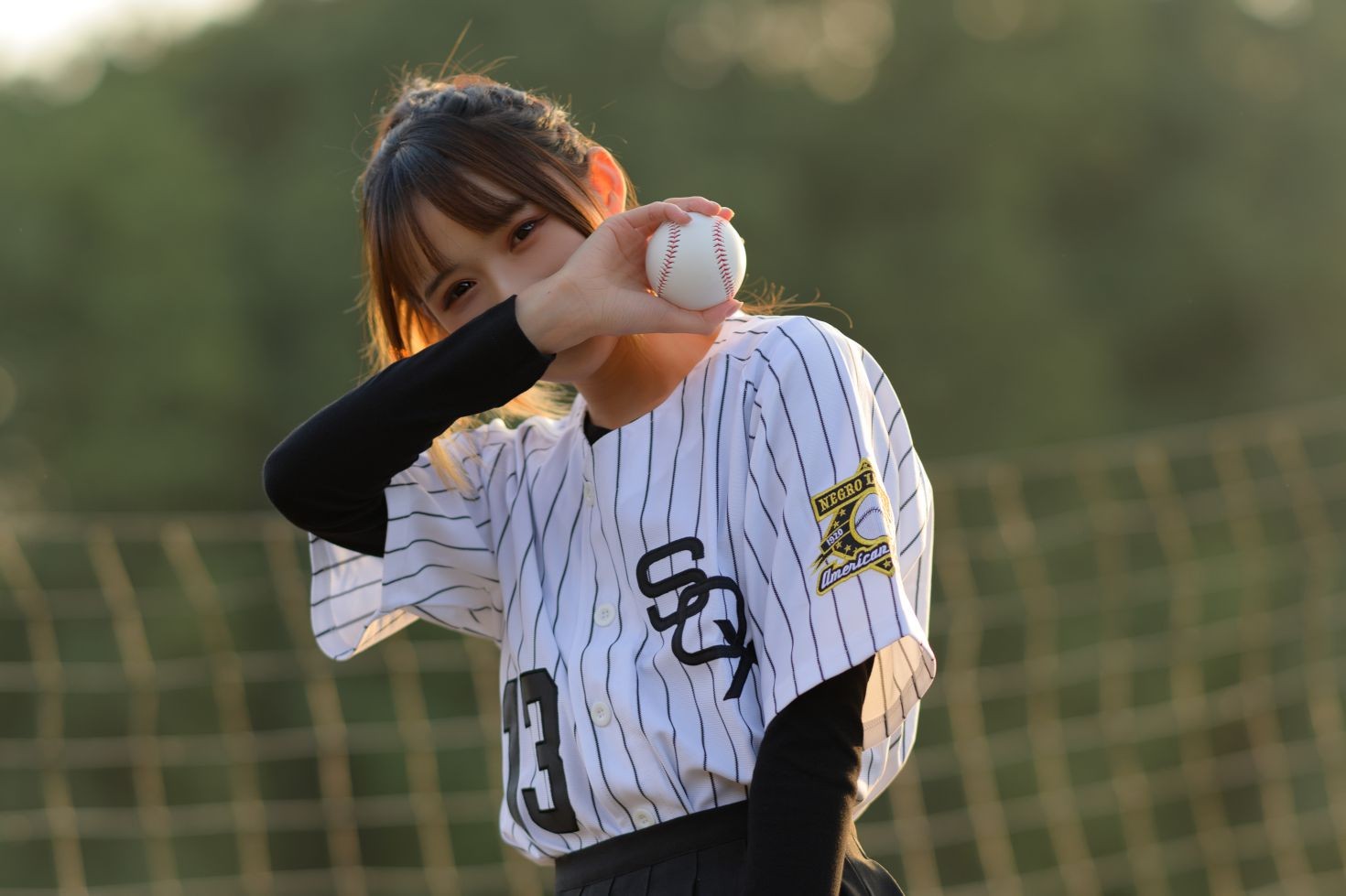 YITUYU艺图语模特唯美写真2022.07.07期棒球少女 兔子Zzz不吃胡萝卜 (36)