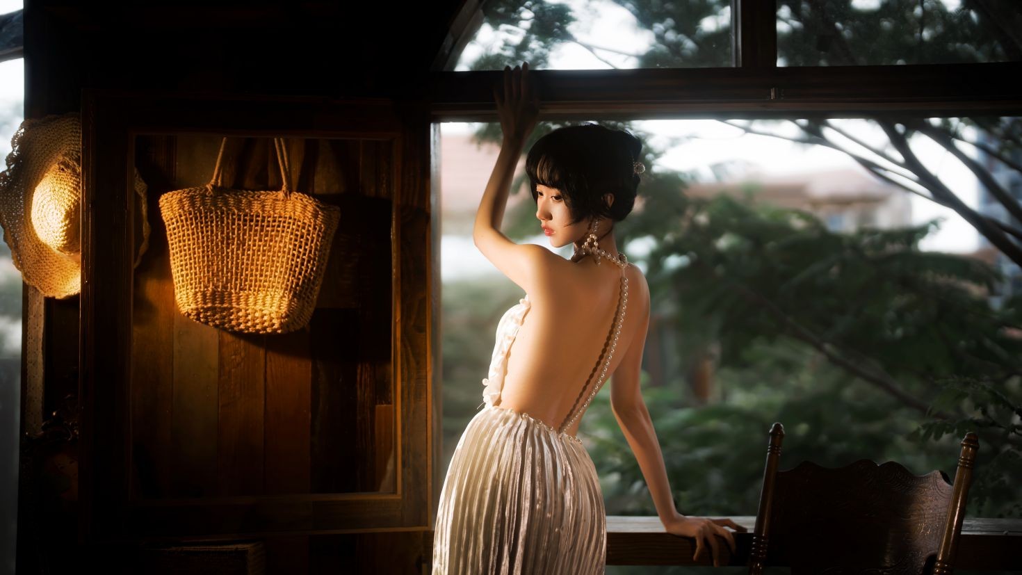 YITUYU艺图语模特唯美写真2022.07.30期花束里的浪漫 木棉棉OwO (42)
