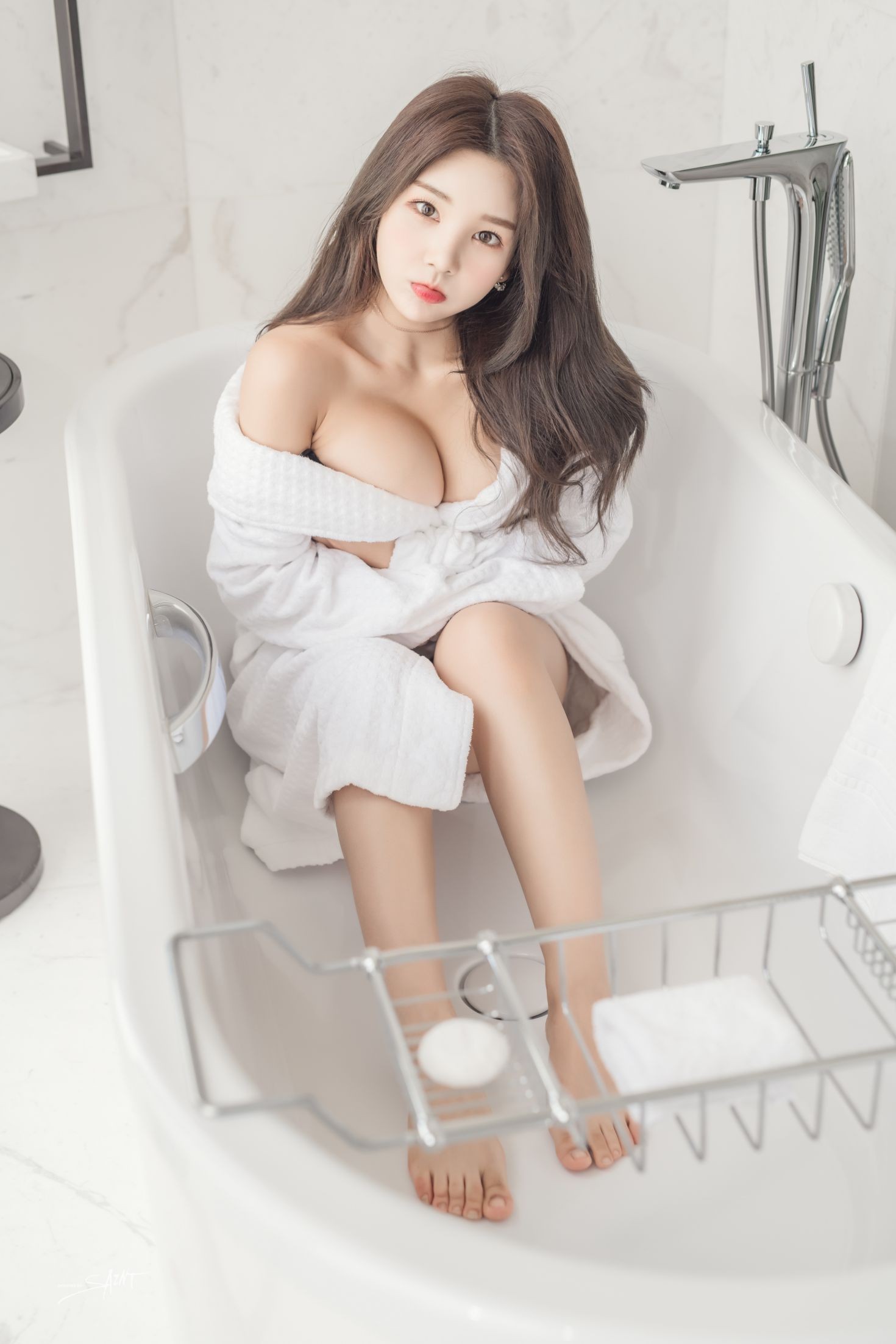 saintphotolife 韩国美少女模特性感写真 Zzyuri White (14)